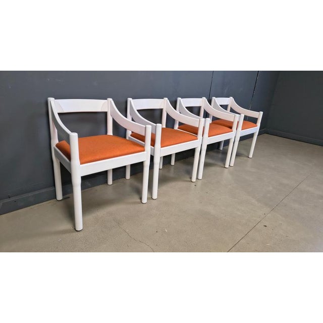 Carimate Armchairs from Vico Magistretti, 1960s, Set of 4 For Sale - Image 13 of 17