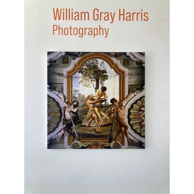 William Gray Harris Photograph on Canvas “ Hercules and Antaeus" artist's proof. Medium size canvas wrapped on deep frame.
