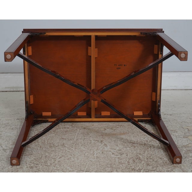 Kindel Chippendale Mahogany Tea Table For Sale - Image 14 of 15