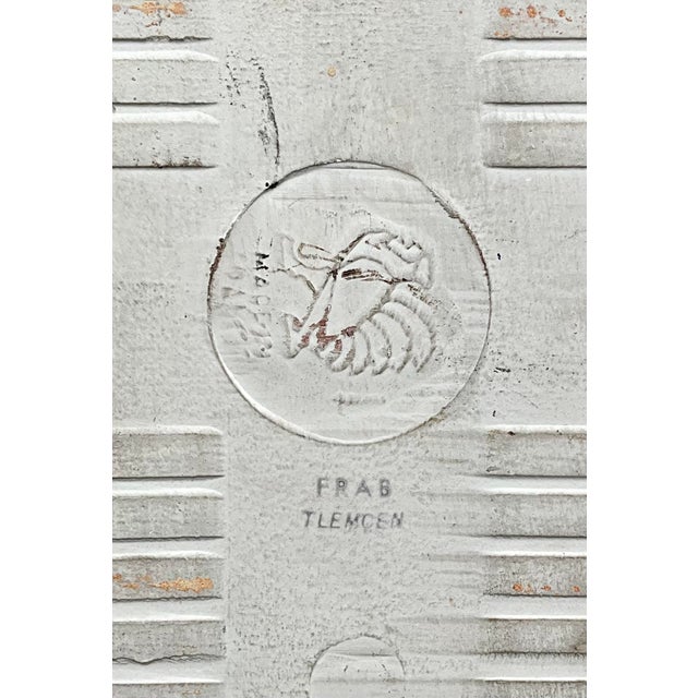 Wood French Religious Ceramic Diptych by Frab, 1950s For Sale - Image 7 of 9