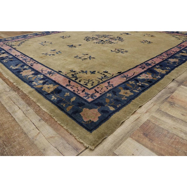 Antique Chinese Peking Rug - 08'03 X 09'08 For Sale In Dallas - Image 6 of 9