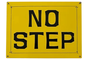 No Step Sign