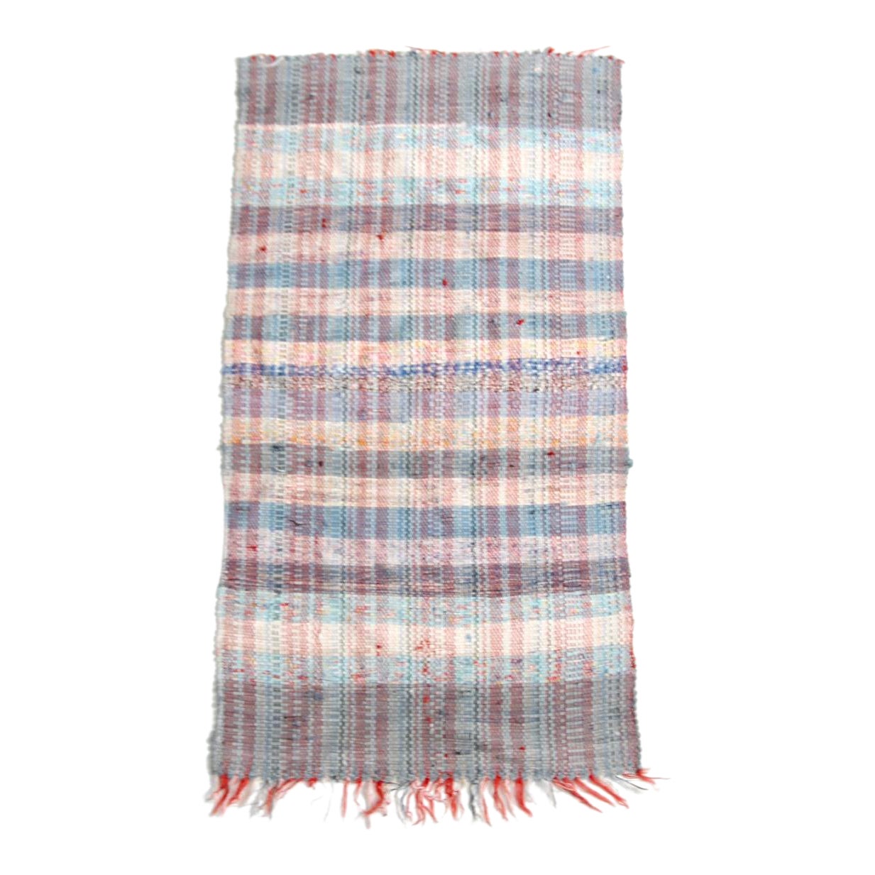 Vintage Striped Rag Rug | Chairish