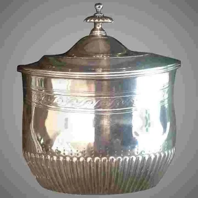 Silver 19th C. Sterling Scottish Tea Caddy For Sale - Image 8 of 8