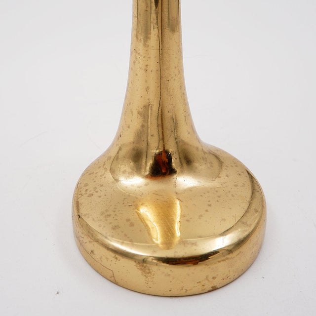 Vintage Brutalist Bronze Flower Vase by Heinz Goll, 1960s For Sale - Image 4 of 12
