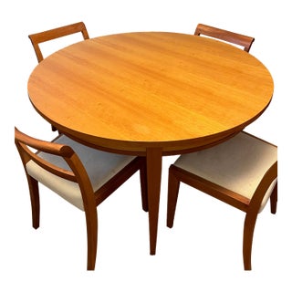 Porada Notorius 4 Dining Table and Greta Chairs For Sale