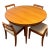 Porada Notorius 4 Dining Table and Greta Chairs For Sale