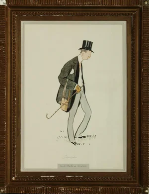 "Comte Charles De Sampieri" C1910 Lithograph