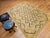 Vintage French Area Rug, Hand-Knotted Wool, Allover Geometric Design, Tan & Black, 6x9 For Sale In Chicago - Image 6 of 17