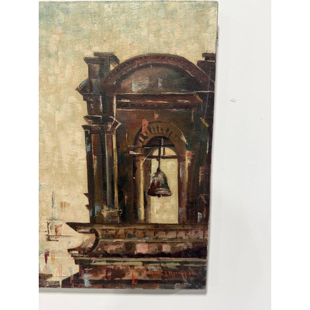 Martin J. Murray (American, 1908–1997) "Bell Tower" Oil, 1960 For Sale In Providence - Image 6 of 9