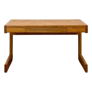 Vintage Handmade Organic Modern Pine Plywood Desk, Lou Hodges Style MCM For Sale
