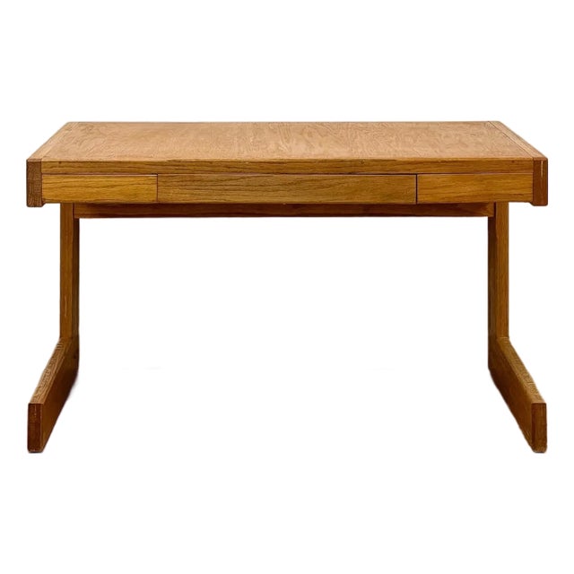 Vintage Handmade Organic Modern Pine Plywood Desk, Lou Hodges Style MCM For Sale