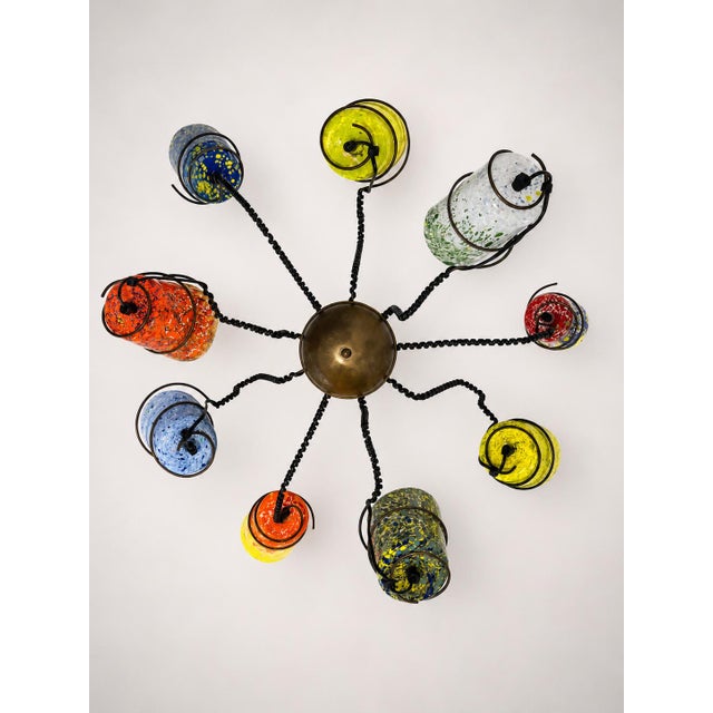 Gotodario/9 Ceiling Lamp by Barovier & Toso, Murano, 1990s For Sale - Image 6 of 7