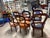 Victorian Late 19th Century Set of 6 Louis Philippe Hand Embroidered Needlepoint Parlor Chairs For Sale - Image 3 of 14