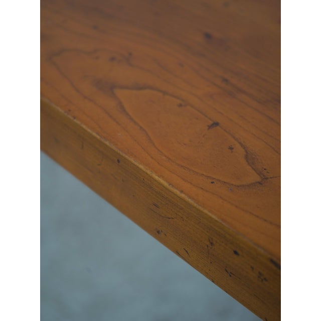 Robert Bergelin Hand Crafted Cherry Farm Table For Sale - Image 10 of 12