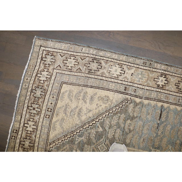 Kurd Bidjar Blue Gray Rug no. j5184 For Sale - Image 4 of 9