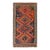 1900s Antique Multi Diamond Tribal Ghashghai Flatweave Kilim Rug 4' 9" X 9' 2" For Sale