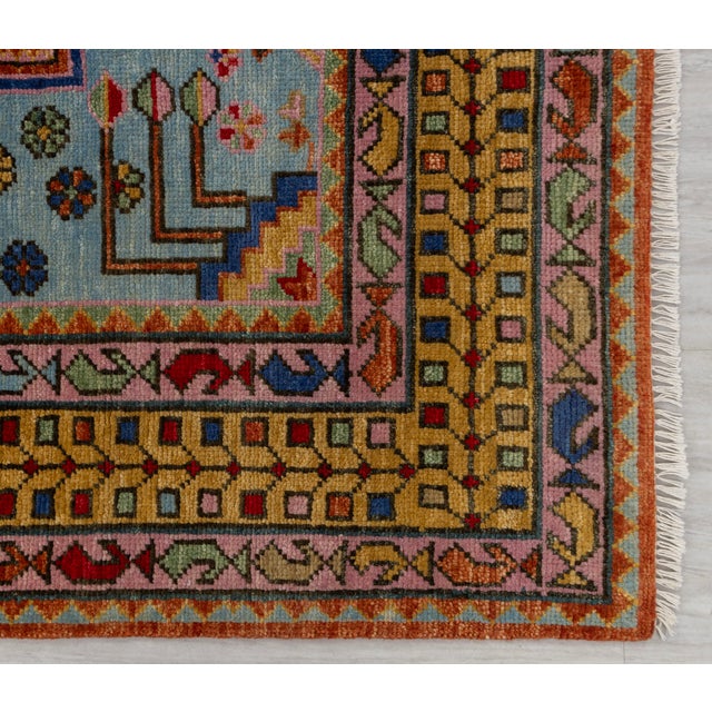 10x14Ft. Brunt Orange Persian Hand Knotted Wool Rugs For Sale - Image 4 of 18