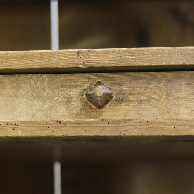 Blue Folk Art Bridal Cupboard, 1845 For Sale - Image 8 of 18