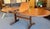 European Mid Century Modern Extending Oval Teak Dining Table W/ Butterfly Leaf & Whale Fin Pedestal Base by G-Plan Furniture, Uk c.1960 For Sale - Image 10 of 14