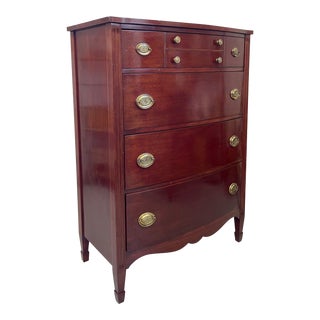 1970s Vintage 4 Drawer Dresser by Mount Airy With Mahogany Tone. For Sale