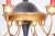 Wood Empire Chandelier in Carved Pear, Steel & Gold Leaves, Austria, 1800s For Sale - Image 7 of 13