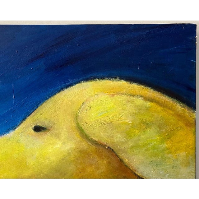 Abstract 2005 “Golden Dog” Acrylic on Canvas Painting by Judy Gittelsohn - For Sale - Image 3 of 7