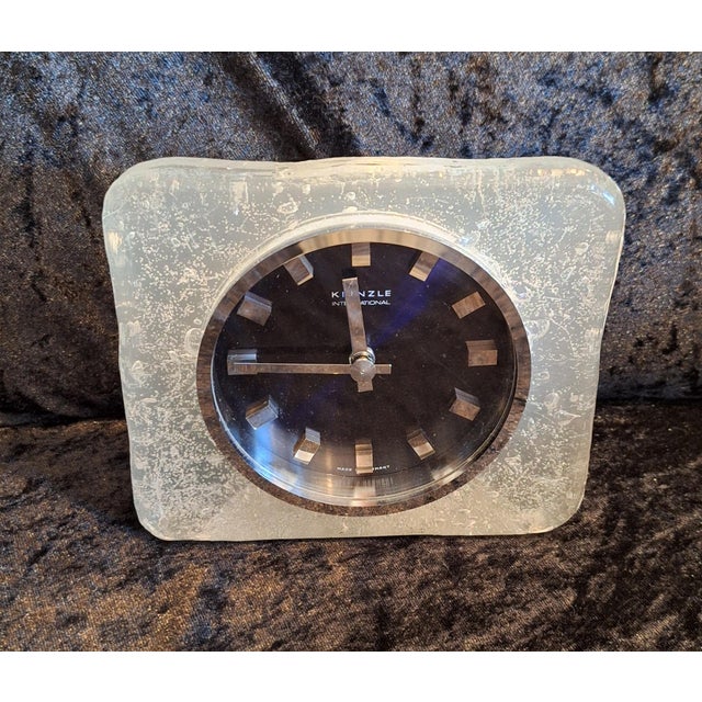 Vintage Table Clock with Plastic Case from Kienzle, 1970s For Sale - Image 6 of 6