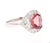 The most beautiful Tourmaline Ring with a delicate design yet a bold color! This ring has a Cushion cut 1.87 Carat...