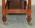 Antique English Mahogany Bookcase Trolly in the style of Gallows, 1840s For Sale - Image 16 of 18