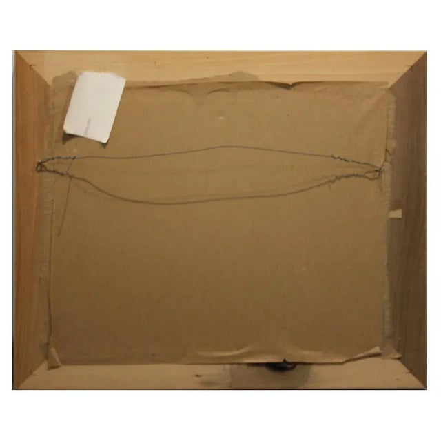 Late 20th Century "Eddyville" Watercolor Small Town Landscape Signed Mais For Sale - Image 5 of 6