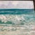 Impressionist 1950’s Original Impressionist Seascape With Seagulls Painting Worm Wood Vintage Frame For Sale - Image 3 of 5