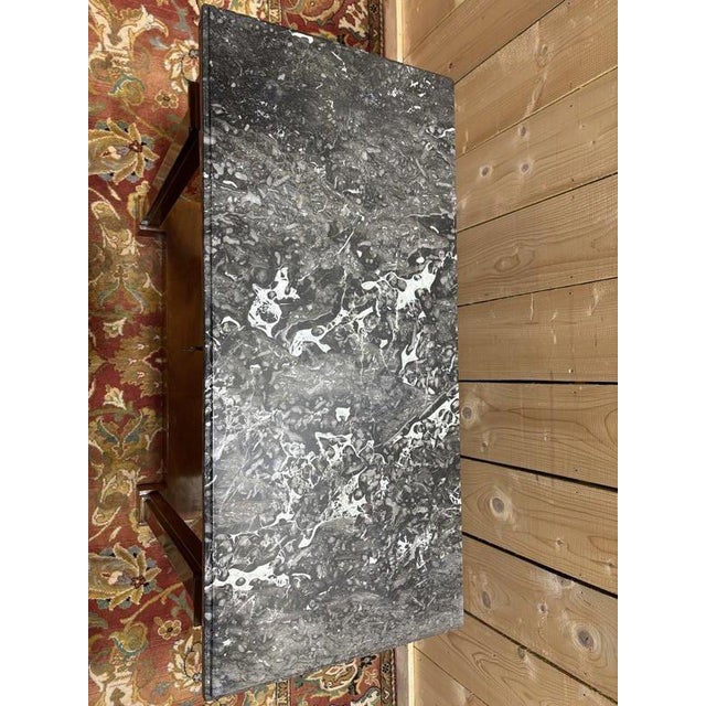 Wood Empire Console Table in Mahogany For Sale - Image 7 of 9