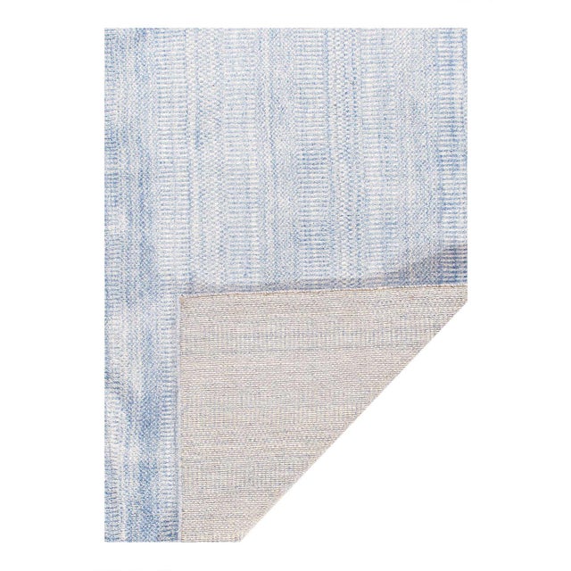 Modern Pasargad DC Modern Hand-Made Bamboo Silk Runner Rug For Sale - Image 3 of 3
