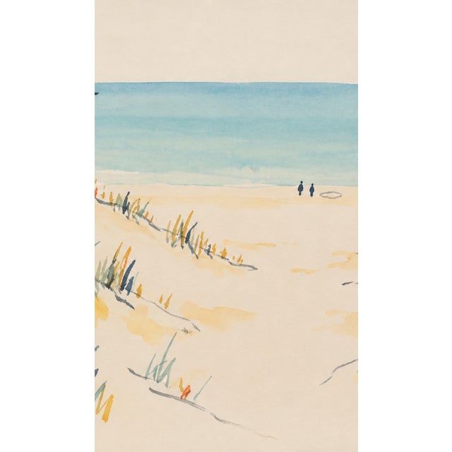 Not Yet Made - Made To Order Coastal Beach Art Print – Sand Dunes and Turquoise Sea, 60" X 40" For Sale - Image 5 of 7