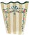 Hand-Painted Wooden Wasetbasket With Romantic Floral Swags, Bows and Stripes by Jane Keltner For Sale In Jacksonville, FL - Image 6 of 11
