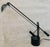 Vintage Postmodern Italian Milano Dana 4400/G440 Black Counterbalance Halogen Adjustable Desk, Task Lamp With Pendulum & Double Counterweight For Sale - Image 10 of 12