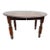 Antique Victorian Style Walnut Dining Table With 1 Leaf. For Sale