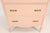 Pink West Michigan Furniture French Provincial Louix XV Style Pink Highboy Dresser | Newly Refinished For Sale - Image 8 of 16