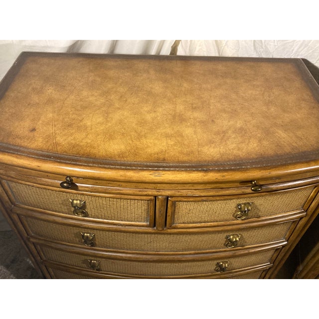 Kreiss Collection Natural Materials Dresser. 5 Drawers Dramatic Decor Yet Subtle Materials.I Do Not See a Signature or Label. For Sale - Image 10 of 12