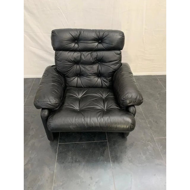 Set of Coronado Lounge Chair & Footstool by Tobia & Afra Scarpa for B&B Italia / C&B Italia, 1960s For Sale - Image 6 of 11