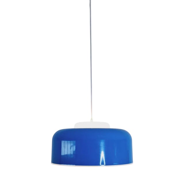 Blue Acrylic Glass Suspension, 1960s For Sale