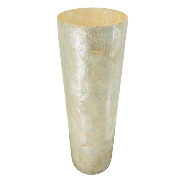 Elevate your space with a touch of 1990s Parisian luxury. This stunning tapered vase is a rare creation by the renowned...