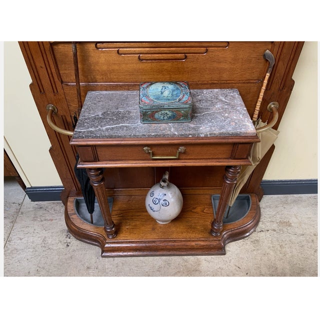 Antique Art Nouveau Wardrobe, 1910 For Sale - Image 10 of 11