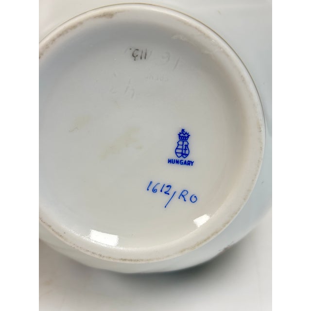 1990s Herend Rothschild Bird Coffee Pot, Creamer and Mini (Sugar) Tureen - Set of 3 For Sale - Image 9 of 18