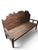 18th Century French Painted Wood Bench with High Back, 1750 For Sale - Image 9 of 11