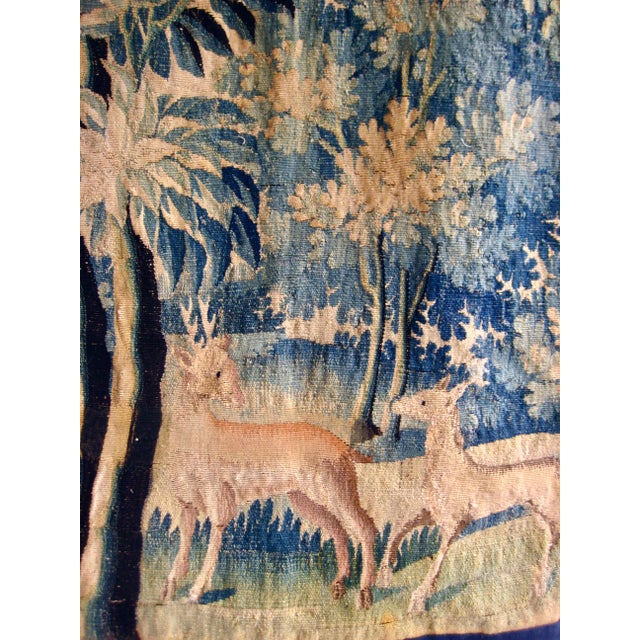 This tapestry from the early 1700 hundreds present a very elaborate decor mainly in the representation of the castel...