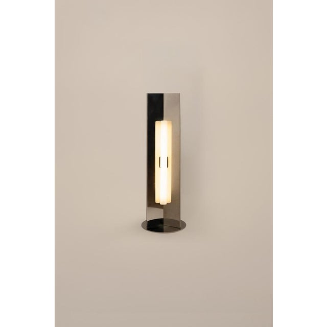 Arrow Stainless Steel Table Lamp Without Diffuser by Violaine d'Harcourt For Sale - Image 6 of 8