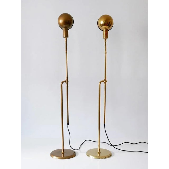 Mid-Century Modern Bola Reading Floor Lamps by Florian Schulz, 1970s, Set of 2 For Sale - Image 16 of 18