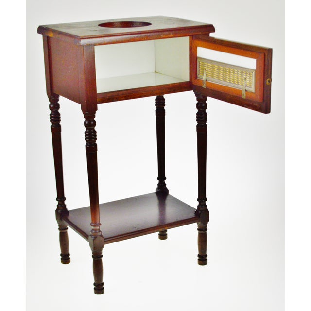 Vintage 1920's Ferguson Brothers Manufacturing Porcelain Lined Humidor